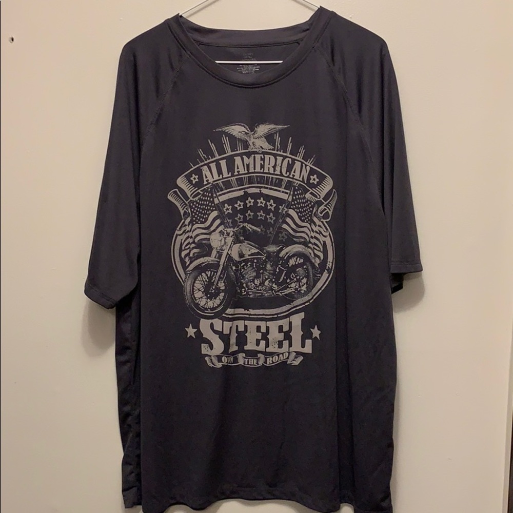 Dark grey graphic tee shirt